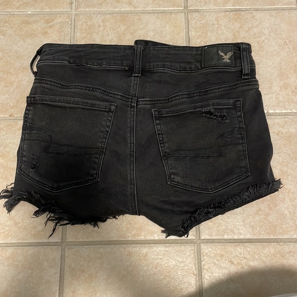 Black American Eagle ripped shorts - Picture 2 of 5